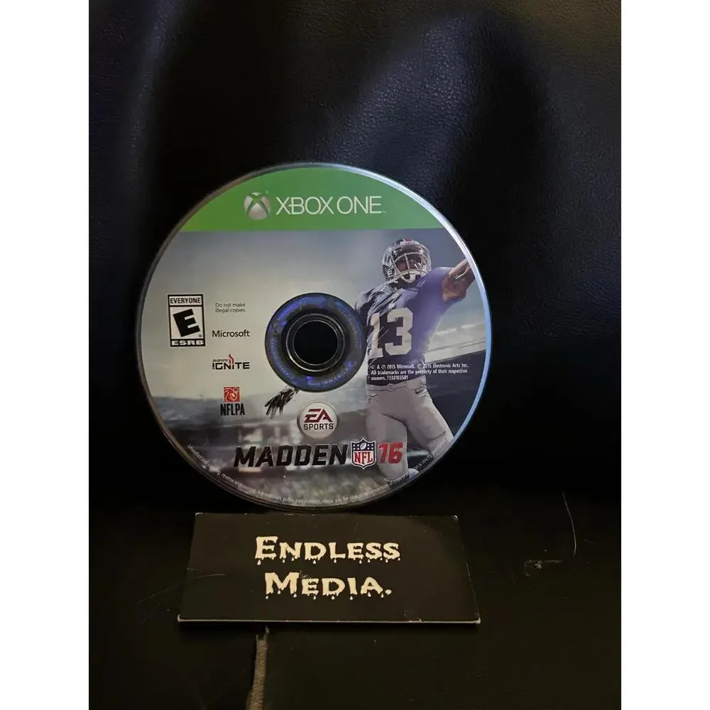 Madden NFL 16 Microsoft Xbox One Loose Video Game